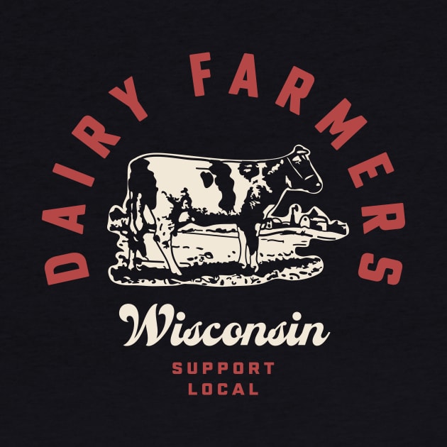 Wisconsin Dairy Farmers Milk Cows Dairy Farms by PodDesignShop